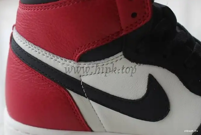 GOD IN THE ONLY PK AIR BEST BRED THE RETAIL LEATHER TOE JORDAN 1 MARKET VERSION CORRECT 0503